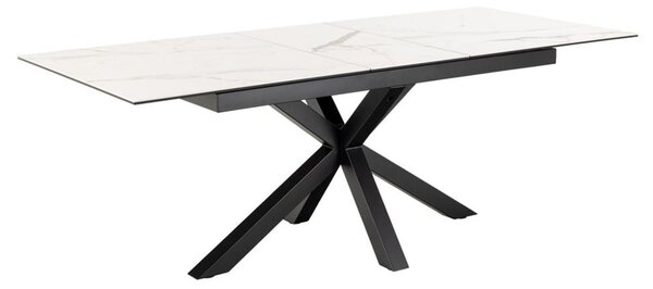 Hyeres Small Ceramic Extending Dining Table In White Akranes
