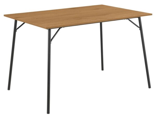 Petros Wooden Rectangular Dining Table In Mild Oak
