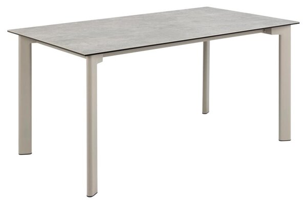 Papillion Ceramic Rectangular Dining Table In Grey Anista