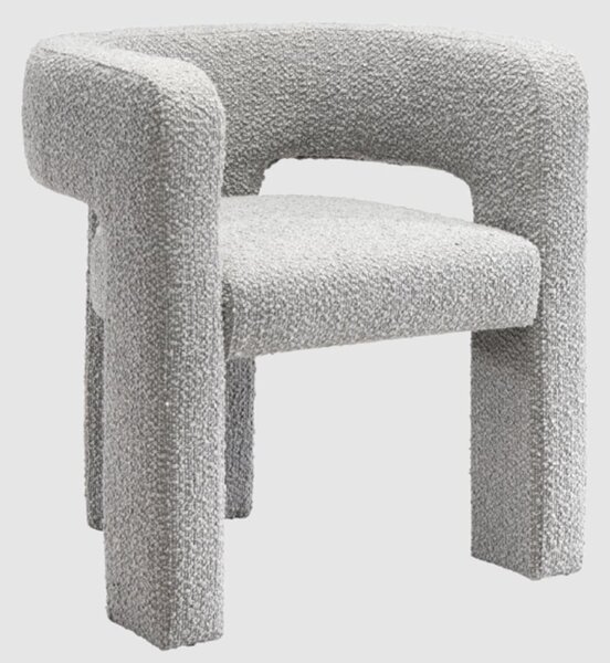 Cresco Fabric Occasional Chair In Dove