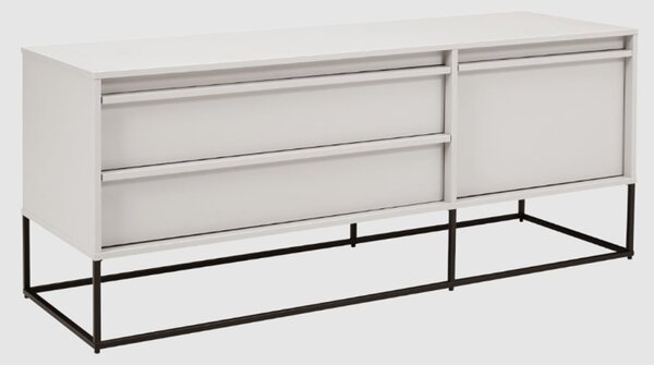 Albany Wooden Storage Cabinet With 3 Drawers In Stone
