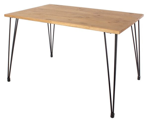 Avoch Large Wooden Rectangular Dining Table In Oak