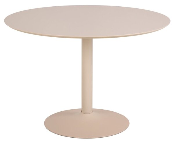 Ionia Wooden Round Dining Table In Beige