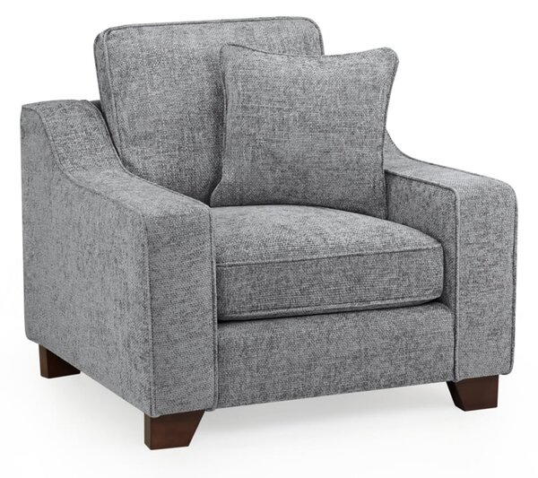 Nepean Fabric 1 Seater Sofa In Slate