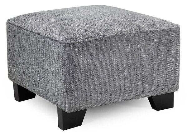 Nepean Fabric Foot Stool In Slate