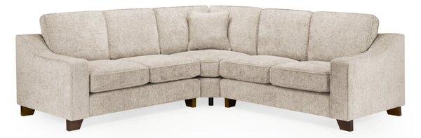 Nepean Fabric Corner Sofa In Stone