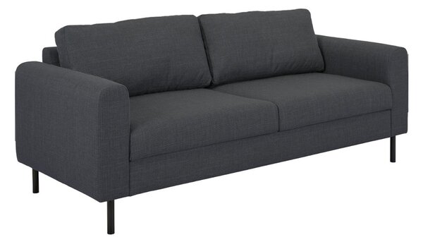 Onalaska Fabric 2.5 Seater Sofa In Basel Dark Grey