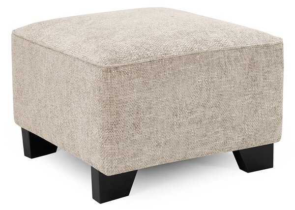 Nepean Fabric Foot Stool In Stone