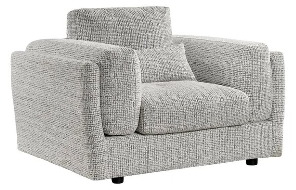 Barrie Fabric 1 Seater Sofa In Grey