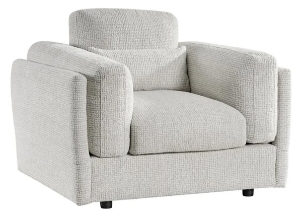 Barrie Fabric 1 Seater Sofa In Beige