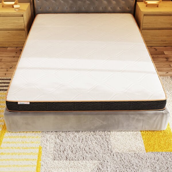 Sewell Fabric Bonnell Spring Small Double Mattress In White
