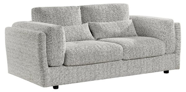 Barrie Fabric 3 Seater Sofa In Grey