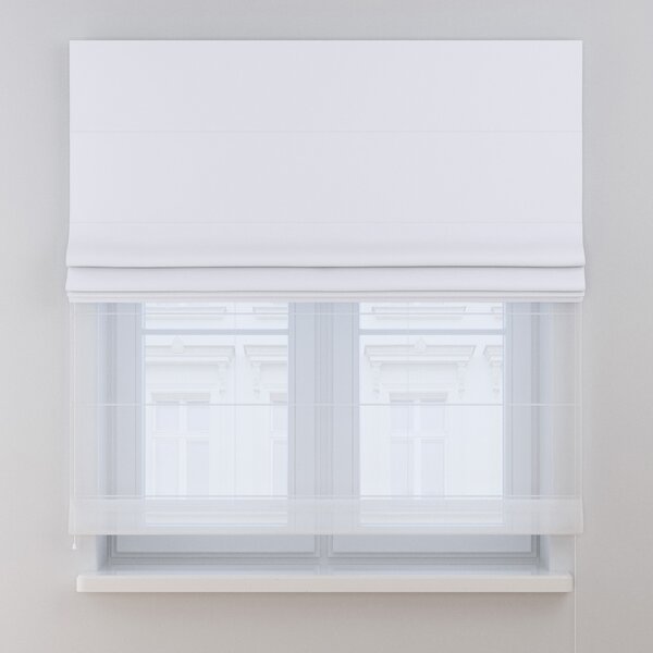 Voile and fabric roman blind (DUO II)