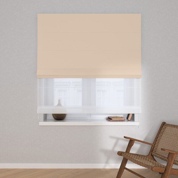 Voile and fabric roman blind (DUO II)
