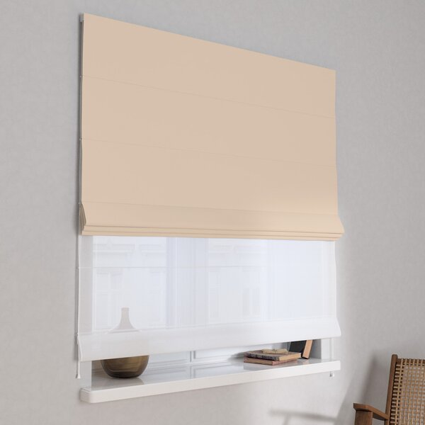 Voile and fabric roman blind (DUO II)