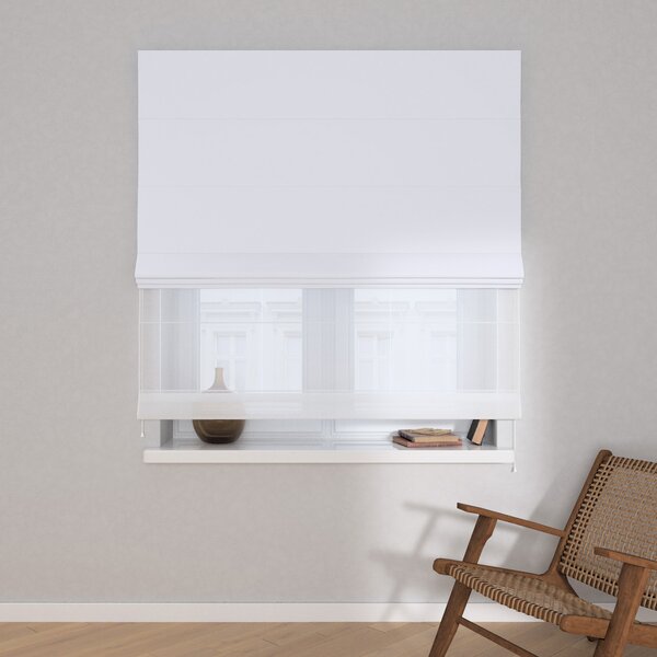 Voile and fabric roman blind (DUO II)