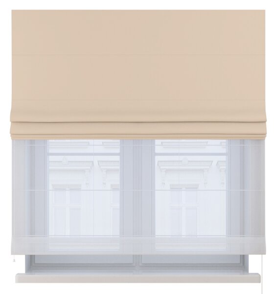 Voile and fabric roman blind (DUO II)