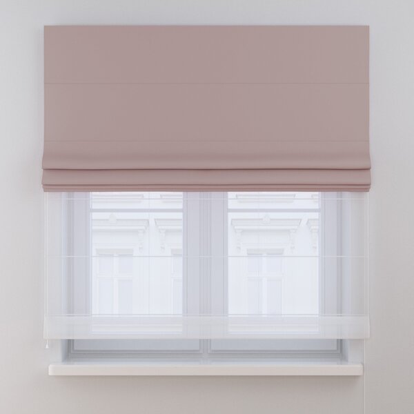 Voile and fabric roman blind (DUO II)