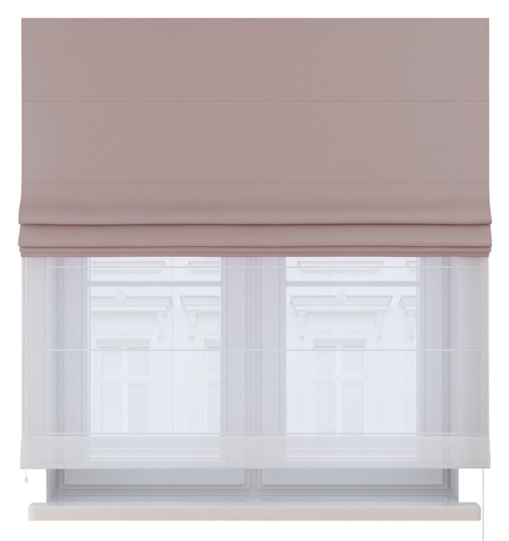 Voile and fabric roman blind (DUO II)