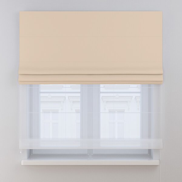 Voile and fabric roman blind (DUO II)
