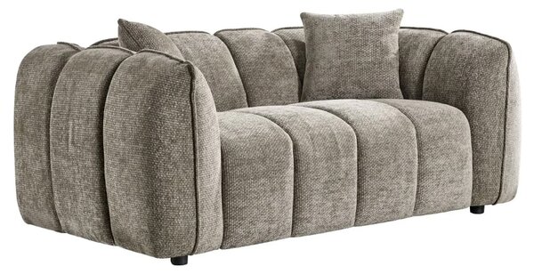 Ventura Fabric 2 Seater Sofa In Mocha