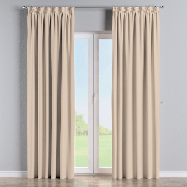 Pencil pleat curtains