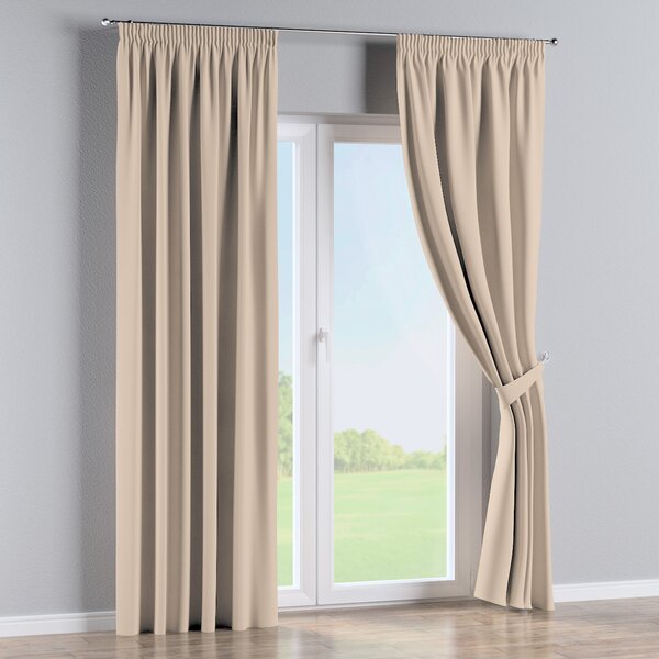 Pencil pleat curtains