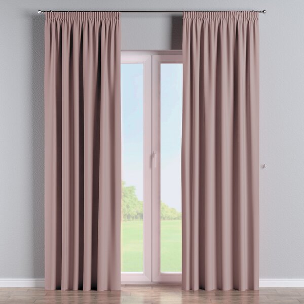 Pencil pleat curtains