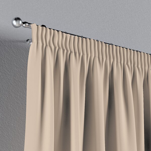 Pencil pleat curtains