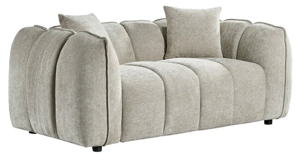 Ventura Fabric 2 Seater Sofa In Beige