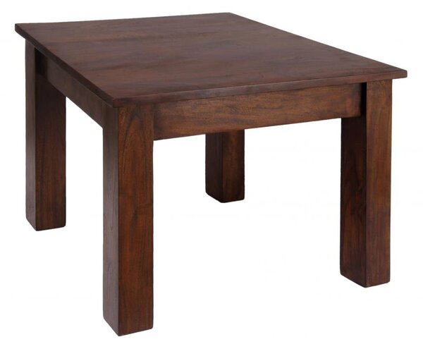 Candie Wooden Square Lamp Table In Dark Oak