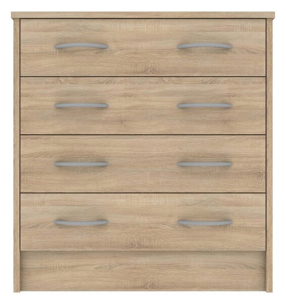 Babylon Wooden Chest Of 4 Drawers In Oak