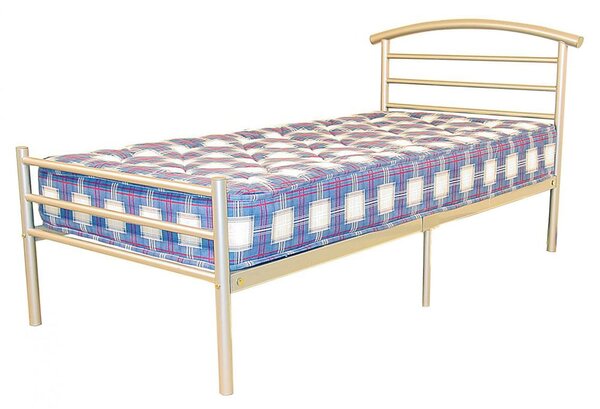 Bohemia Metal Single Bed In Silver