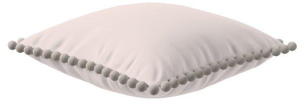 Daisy cushion covers with pom poms