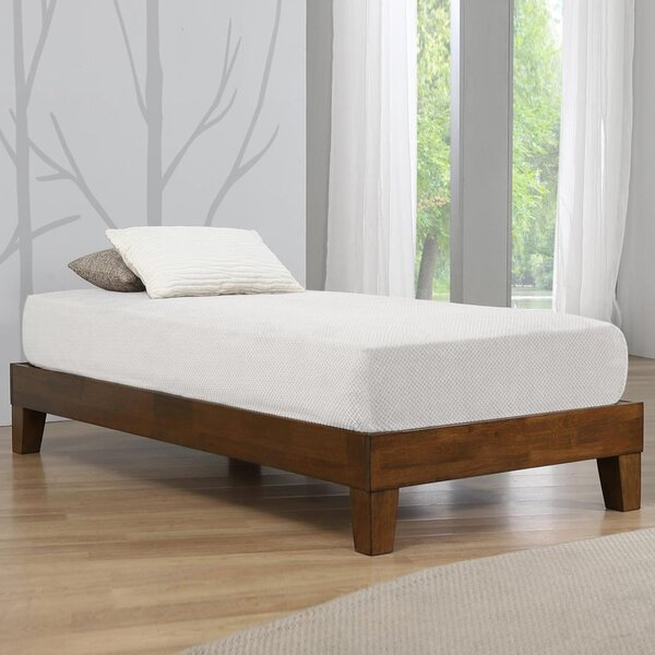 Cohasset Wooden Platform Single Bed In Rustic Oak