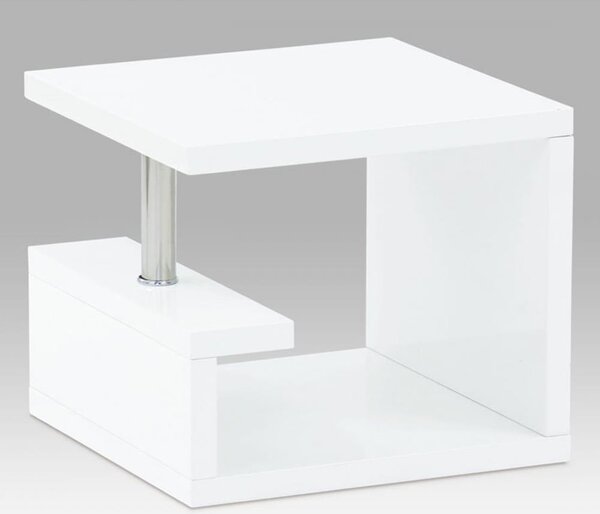 Edinboro High Gloss Lamp Table In White