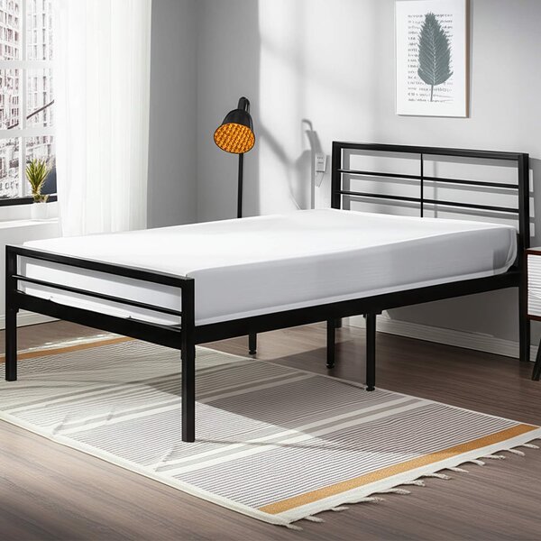 Jerome Metal Single Bed In Black