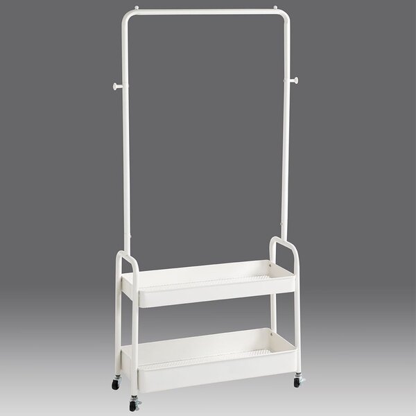 Andalusia Metal Coat Stand In White