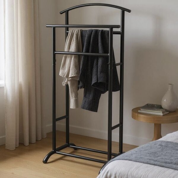 Birmingham Metal Coat Stand In Black