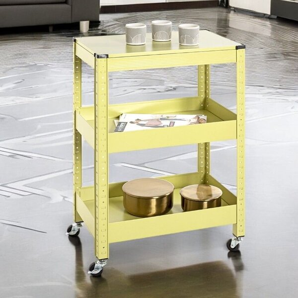 Kenosha Metal Drinks Trolley In Green