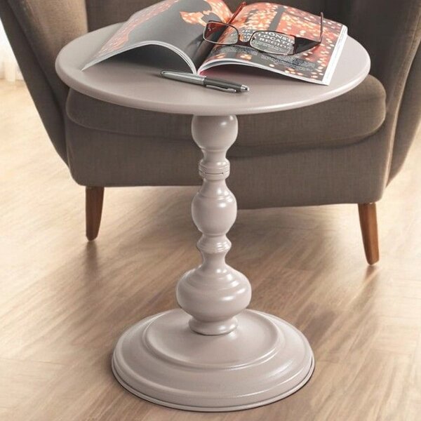 Chico Metal End Table In Grey