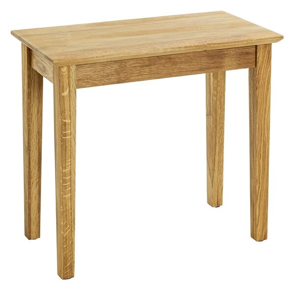 Maricopa Large Wooden End Table In Oak
