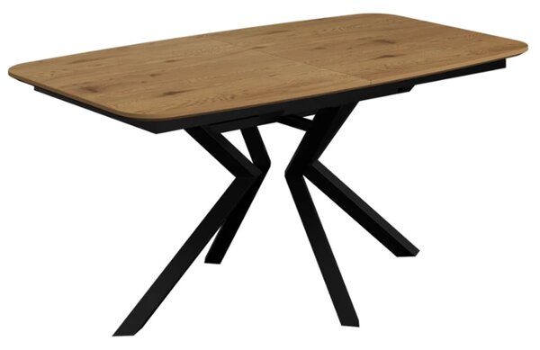 Loreto Wooden Extending Dining Table In Natural Oak Effect