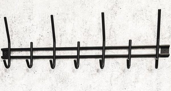 Chilliwack Metal Coat Rack In Black