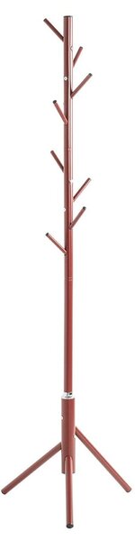 Halifax Metal Coat Stand In Red