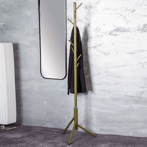 Halifax Metal Coat Stand In Green