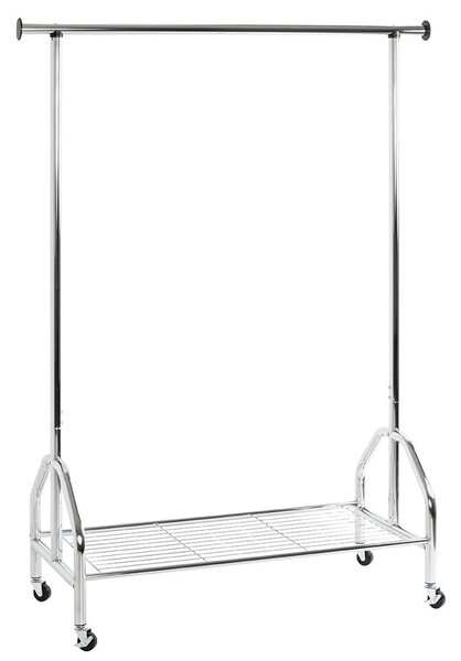 Selbyville Tubular Steel Coat Stand In Chrome