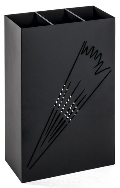 Wauseon Small Metal Umbrella Stand In Black