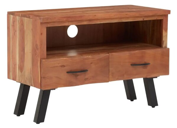 Nashua Wooden TV Stand With 2 Drawers In Natural