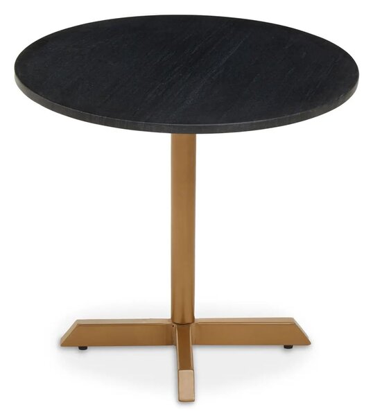 Valrico Black Marble Top Coffee Table With Gold Legs